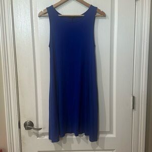 Size small, royal blue sleeveless dress